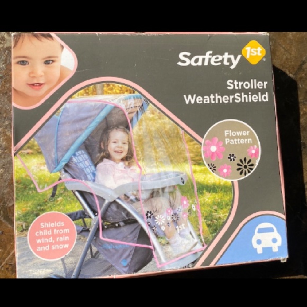 Safety 1st Clear Baby Stroller Weather Shield All-season Protection New in Box